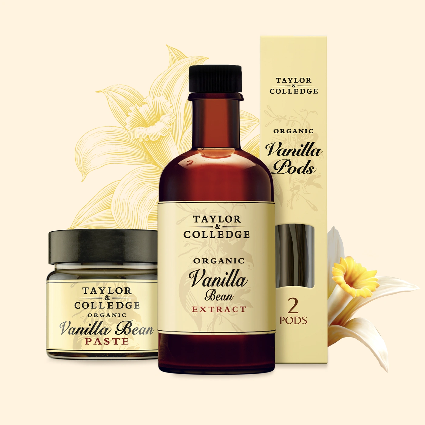 Picture - Organic vanilla products from Taylor & Colledge